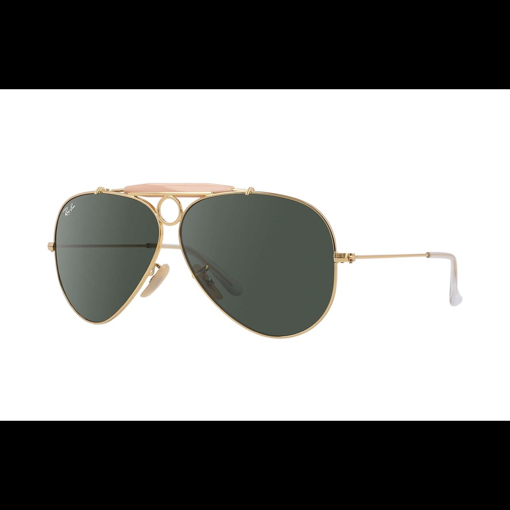 Rayban Shooter Gold Aviator Sunglasses -Never worn