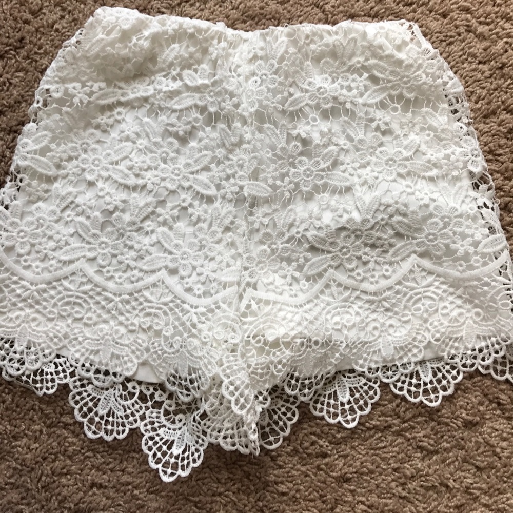 Lace shorts