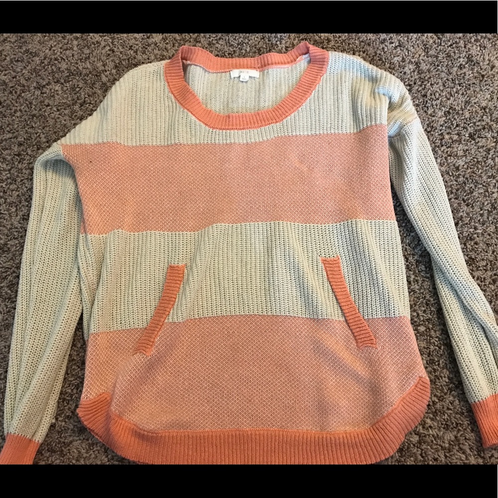 Peach sweater