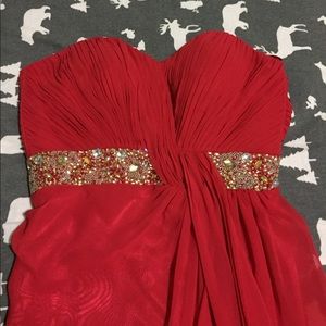 RED FORMAL GOWN!