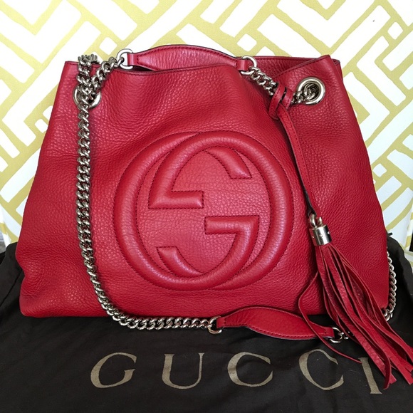 Gucci Handbags - 🚫⛔️SOLD⛔️🚫Gucci medium soho chain tassel bag