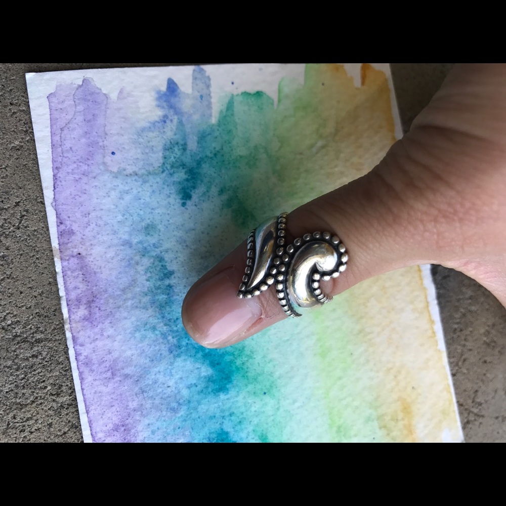 James Avery Retired Paisley Ring