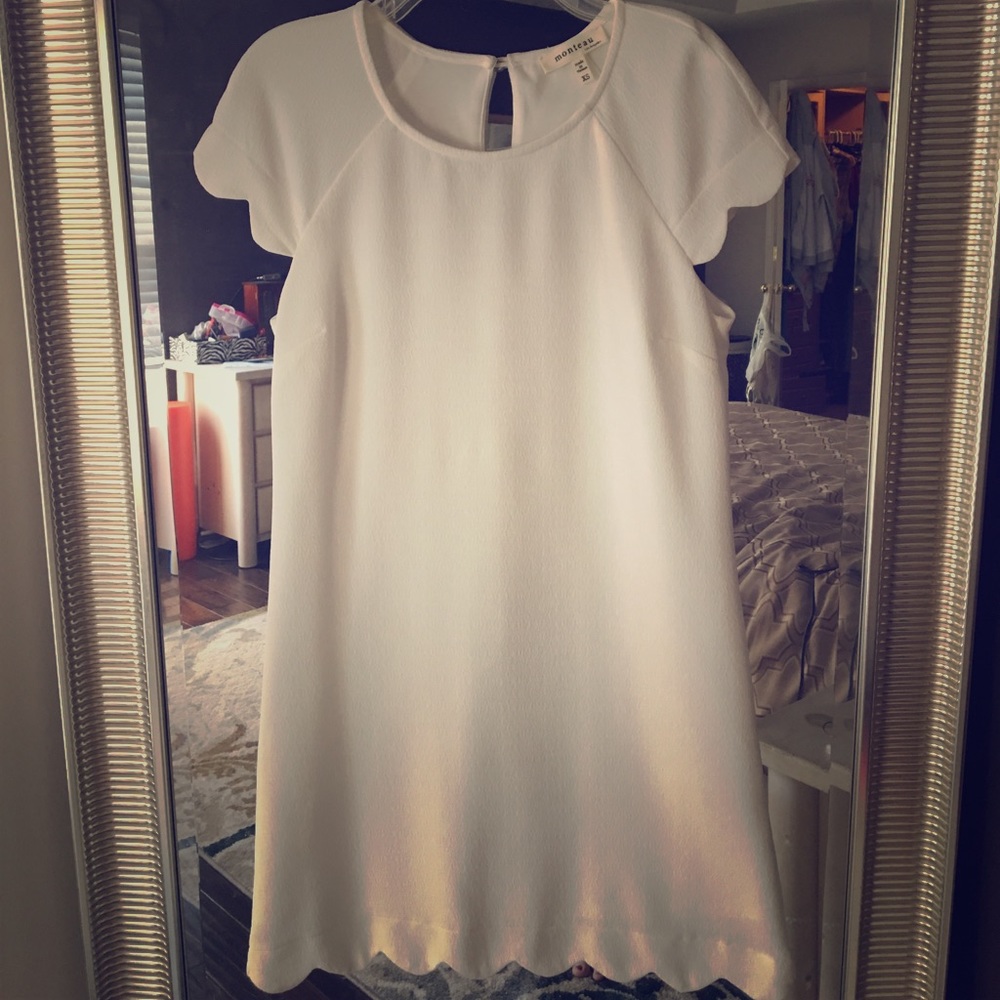 Timeless white dress perfect for bridal functions!