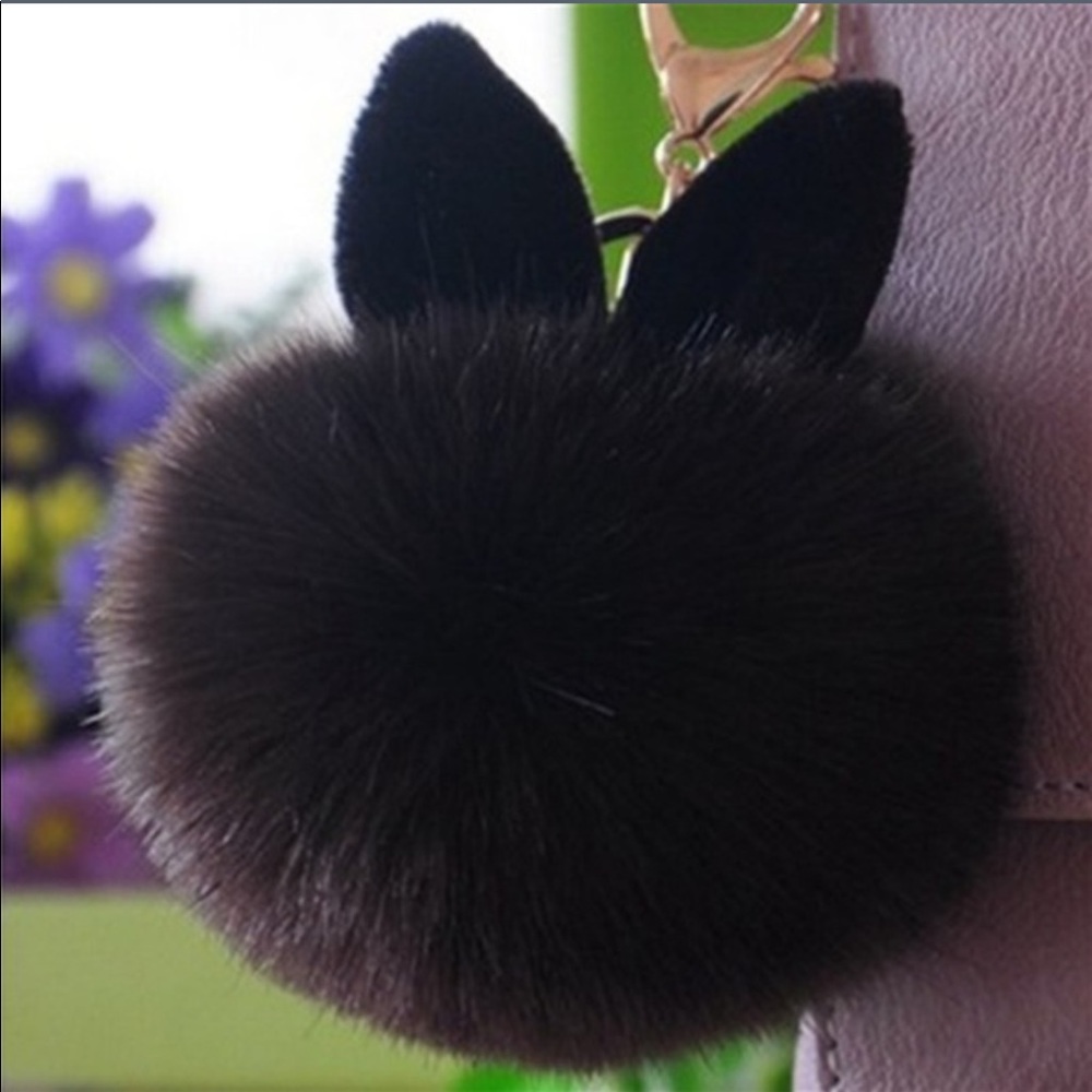 LAST ONE - Rabbit Pom Pom Keychain 🐰