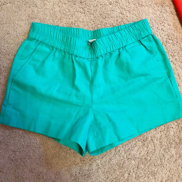 Turquoise J-Crew chino shorts - Picture 1 of 1