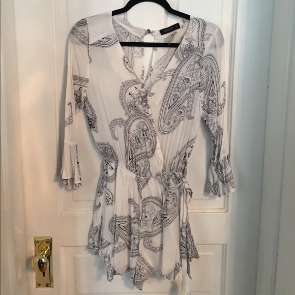 Paisley Romper - Picture 1 of 2