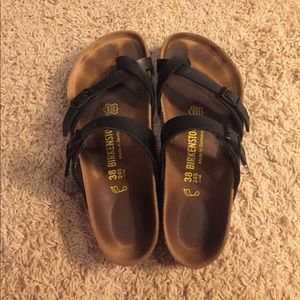 black birkenstocks