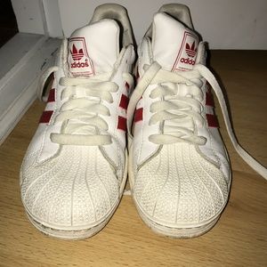 ADIDAS RED SHOES
