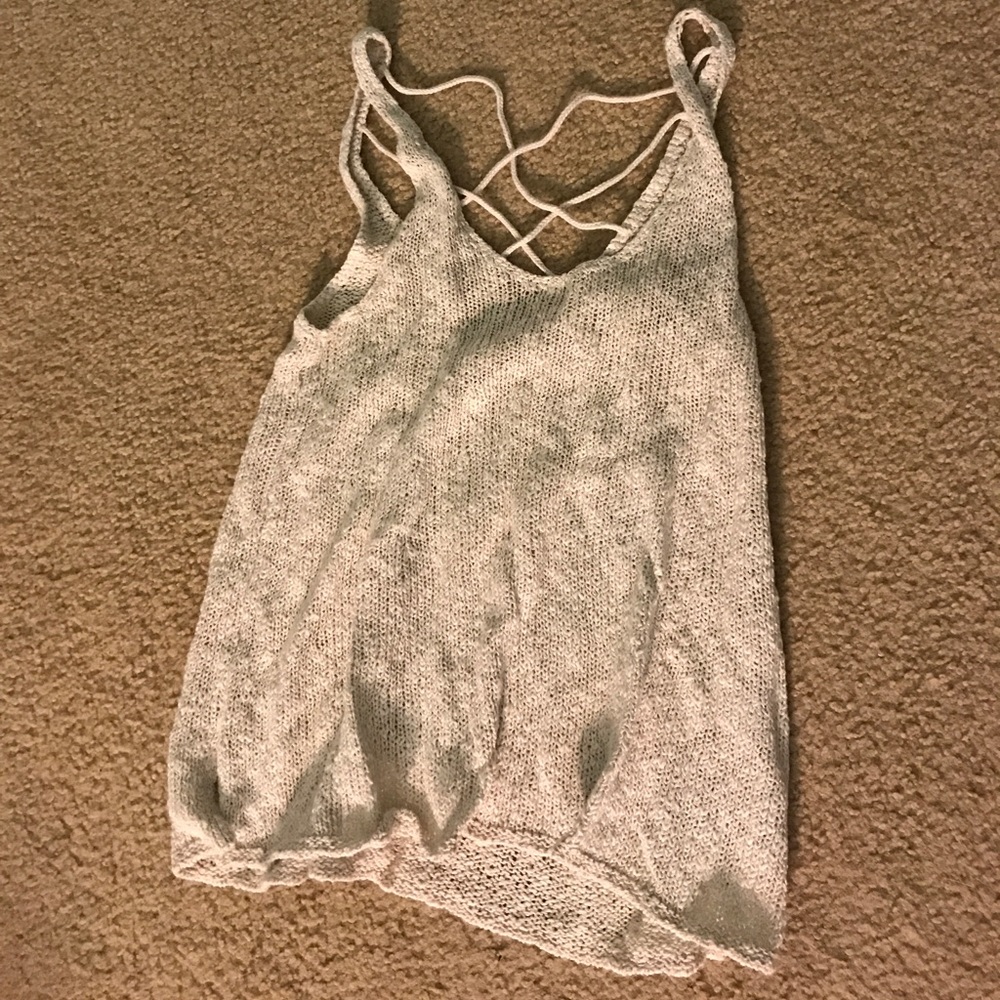 Knitted tank top