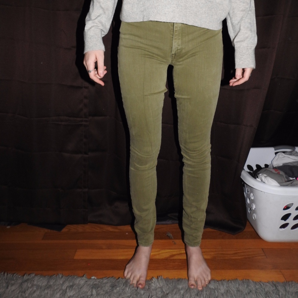 Green Gap Jeans