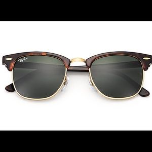 Rayban Tortoise Clubmaster Sunglasses