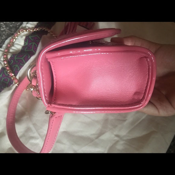 NWT Tory Burch Fleming Micro Crossbody Bag, Cosmo - Picture 3 of 8