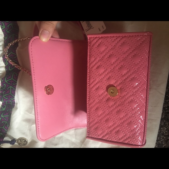 NWT Tory Burch Fleming Micro Crossbody Bag, Cosmo - Picture 5 of 8