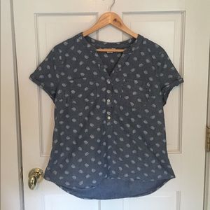 Lucky Brand Elephant Top Size L