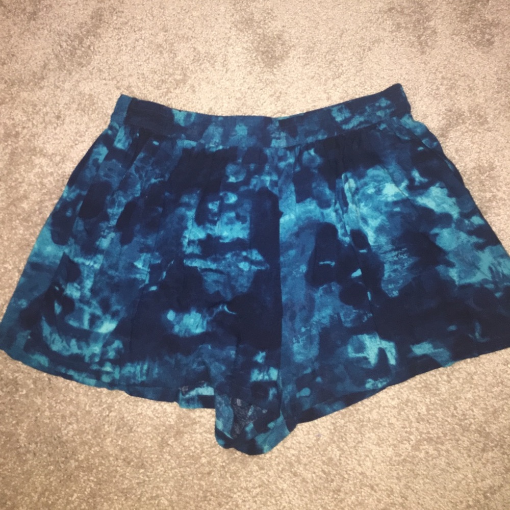 Tie dye shorts