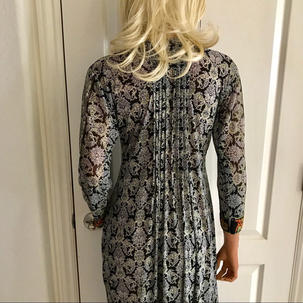 Bohemian Embroidered Dress Kaftan WOWZA - Picture 5 of 7