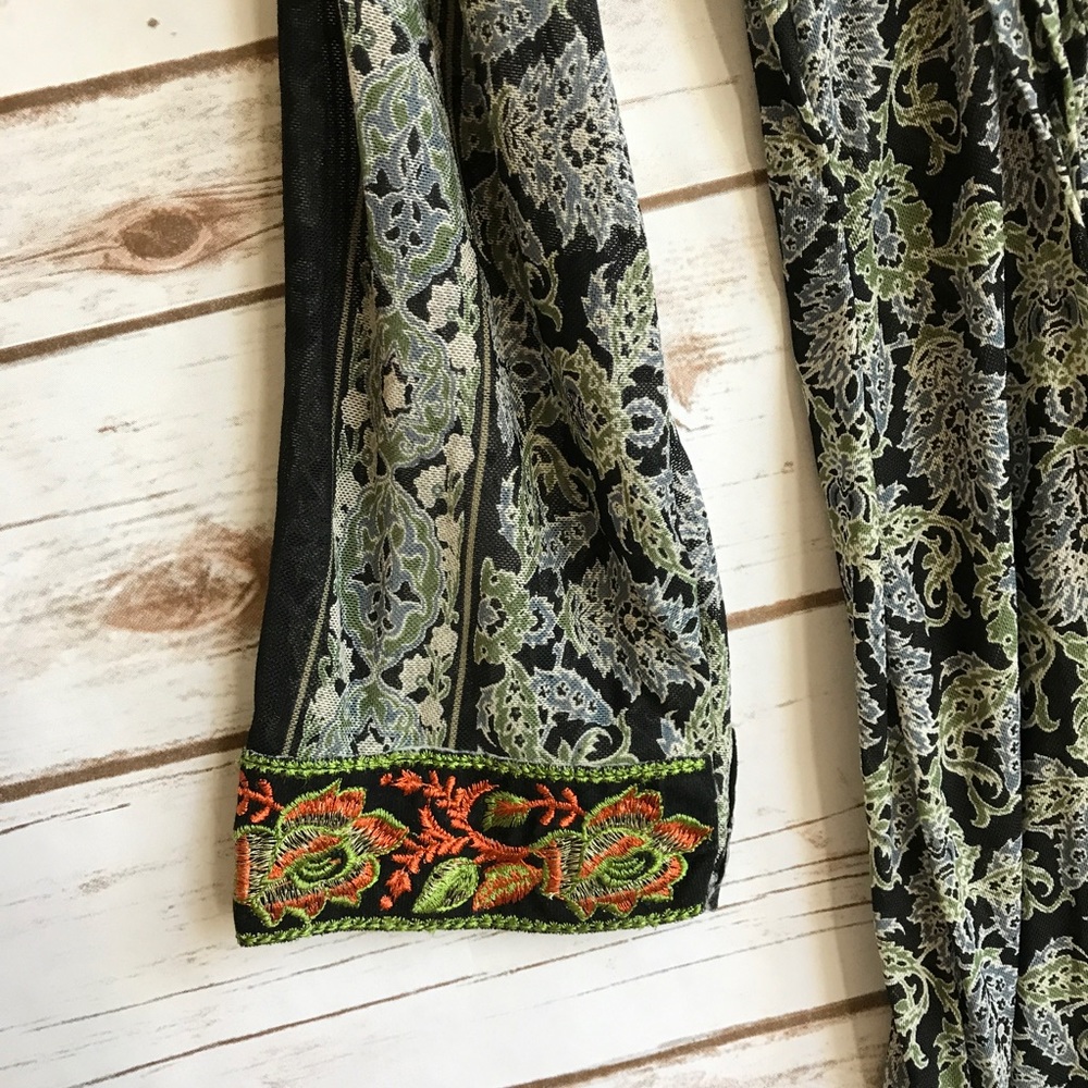 Bohemian Embroidered Dress Kaftan WOWZA - Picture 7 of 7