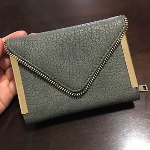 Urban Expressions Vegan Leather Gray Wallet