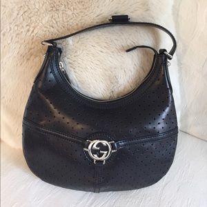 Gucci Black Leather Bag
