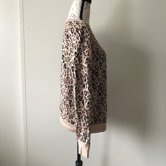 {Joie} NWOT Leopard Print Pullover Sweatshirt - Picture 3 of 7