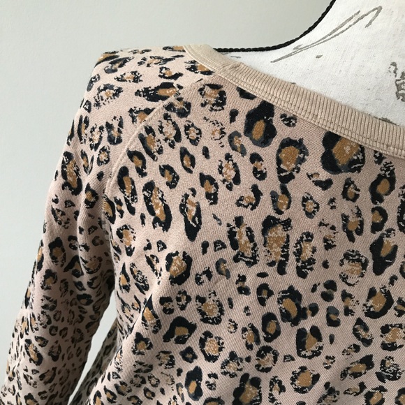 {Joie} NWOT Leopard Print Pullover Sweatshirt - Picture 5 of 7