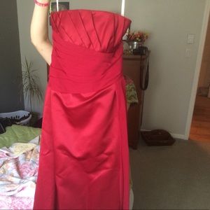 Red Bridesmaid Dress