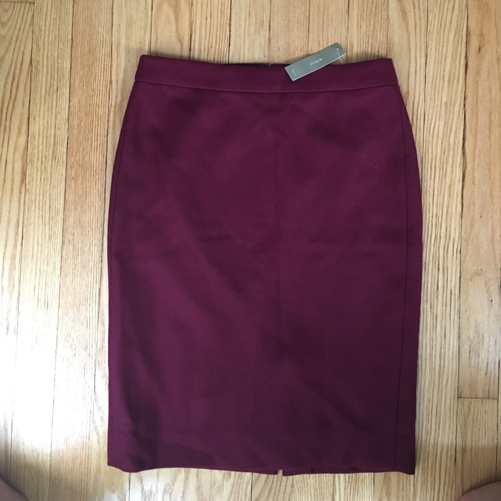 J Crew No 2 pencil skirt in wool
