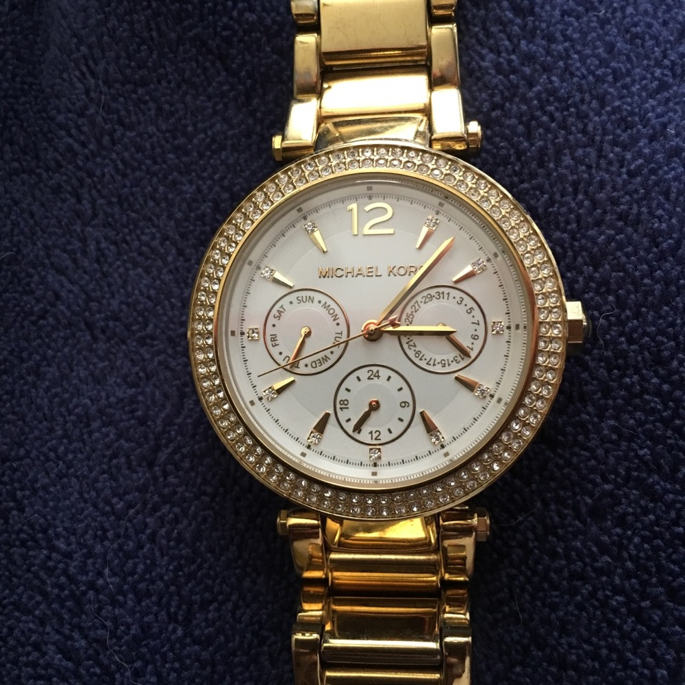 Gold Micheal Kors Watch