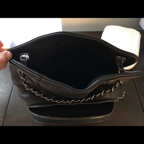 Chanel Lamb skin leather, quilted, backpack