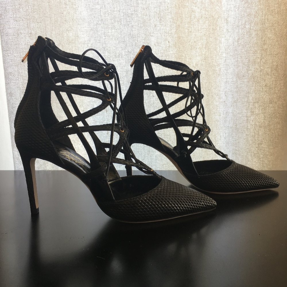 Alejandro Inglemo Black Specchio Pump 36.5