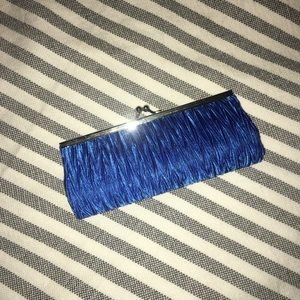Royal blue clutch
