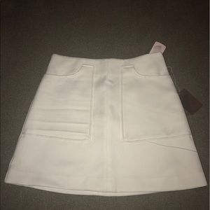 White Contemporary Skirt- S