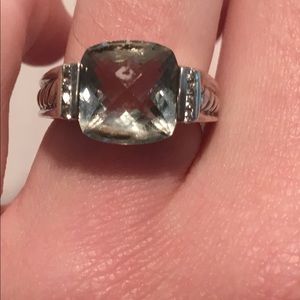 David Yurman Prasiolite Ring Size 7