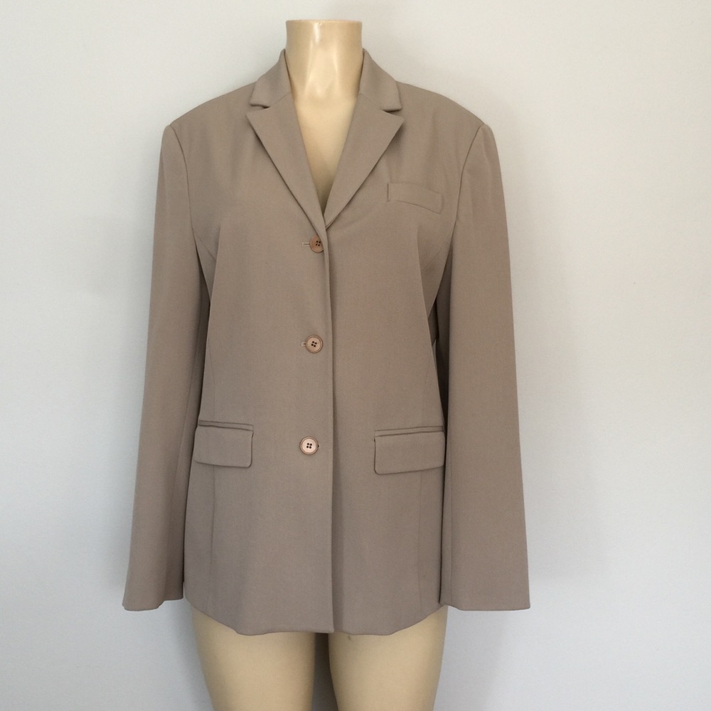 THE LIMITED Stretch Women's Blazer Career Beige L
