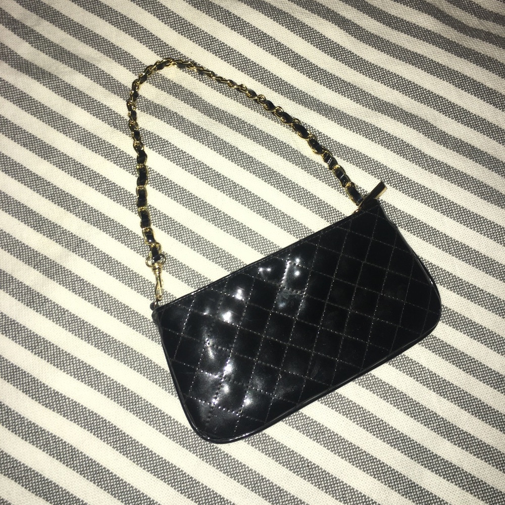 Black mini purse