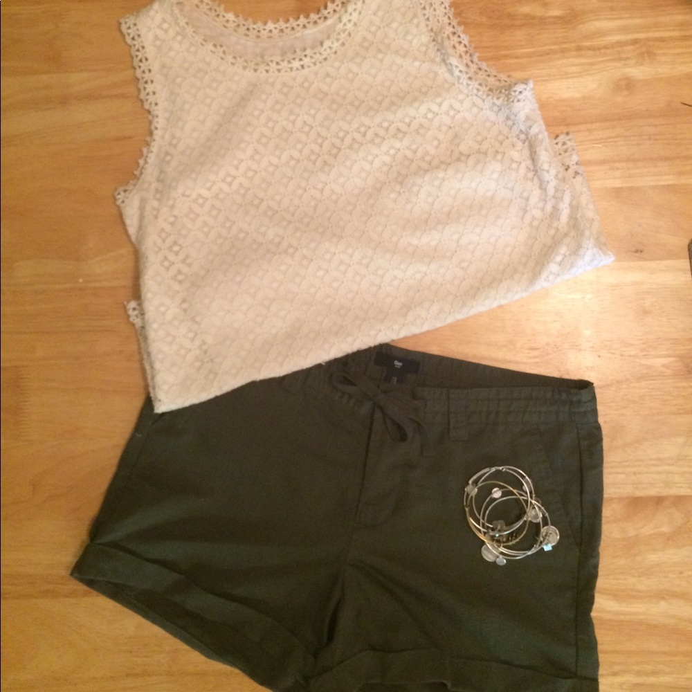 Gap Army Green Shorts