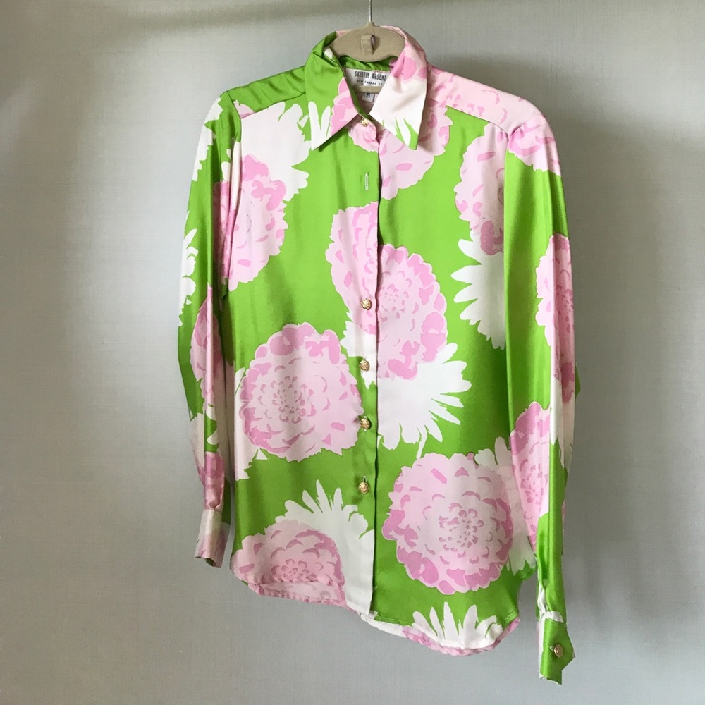 Anthropologie silk top