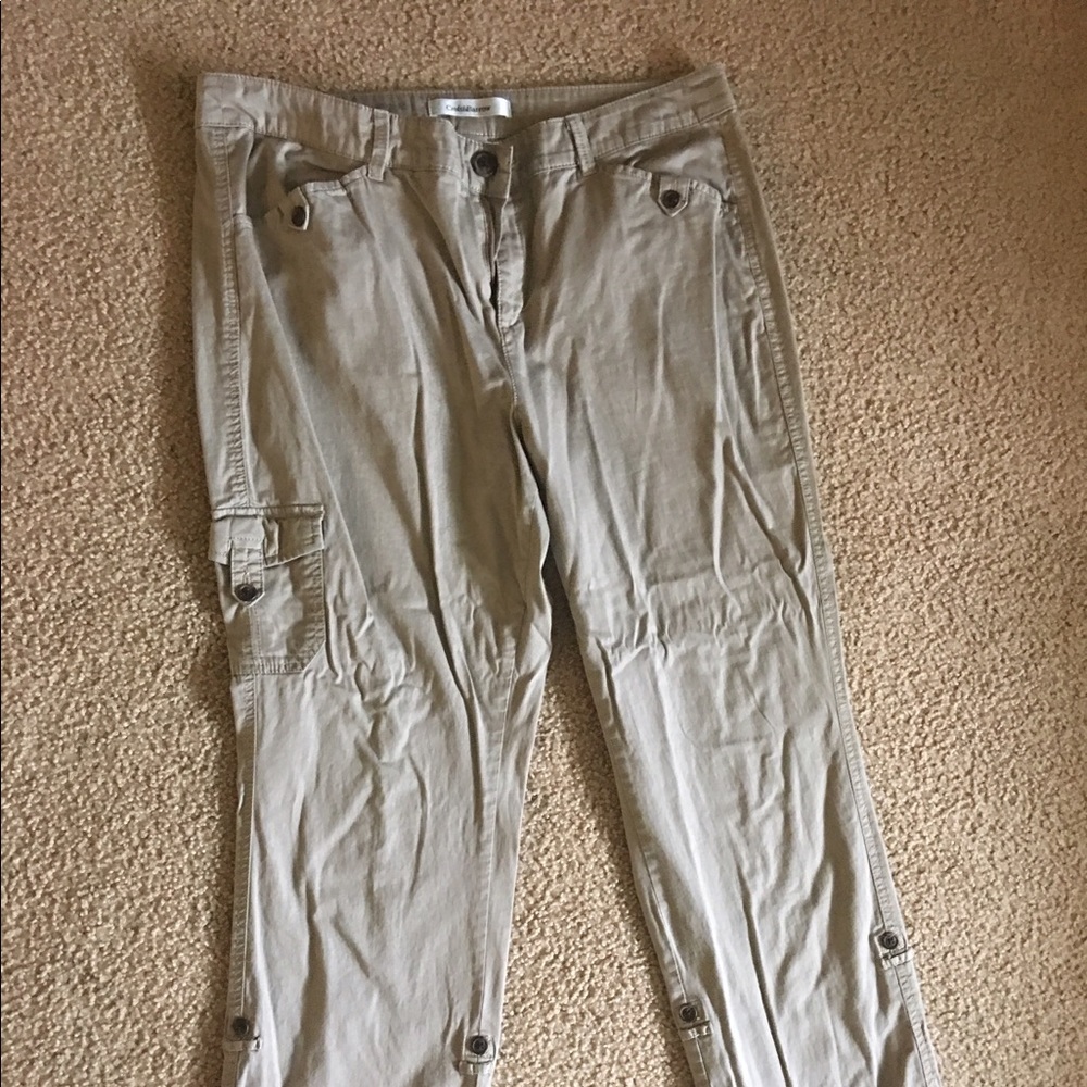 Croft & Barrow convertible khakis women's 16