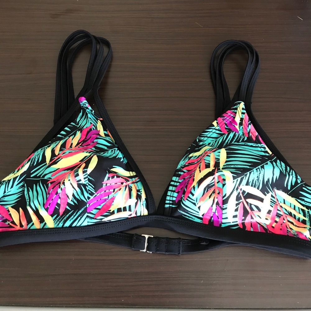 Tropical bathing suit top