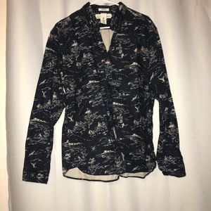 H&M Casual Button Down NWOT