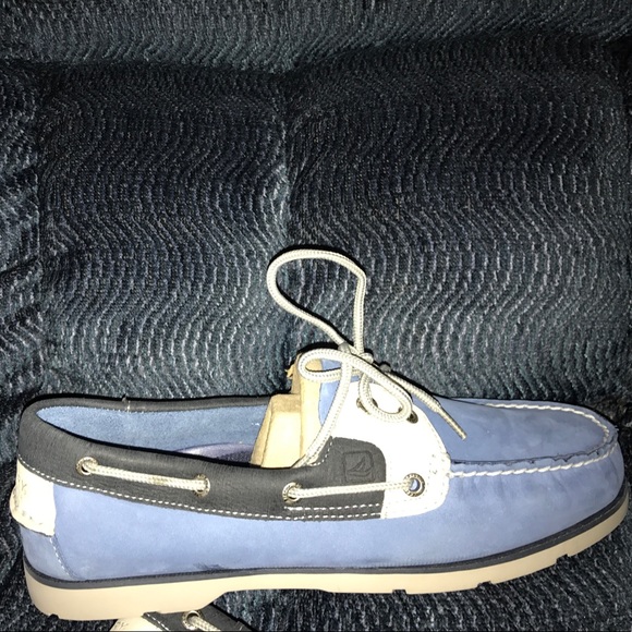 Men's Sperry Leeward Blu/Ivory/Navy - Picture 2 of 2