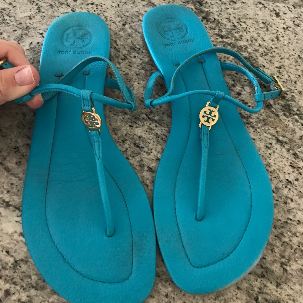 Aqua Tory Burch Sandals
