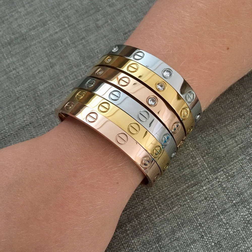 18cm & 16cm Love Bracelets $45 Each