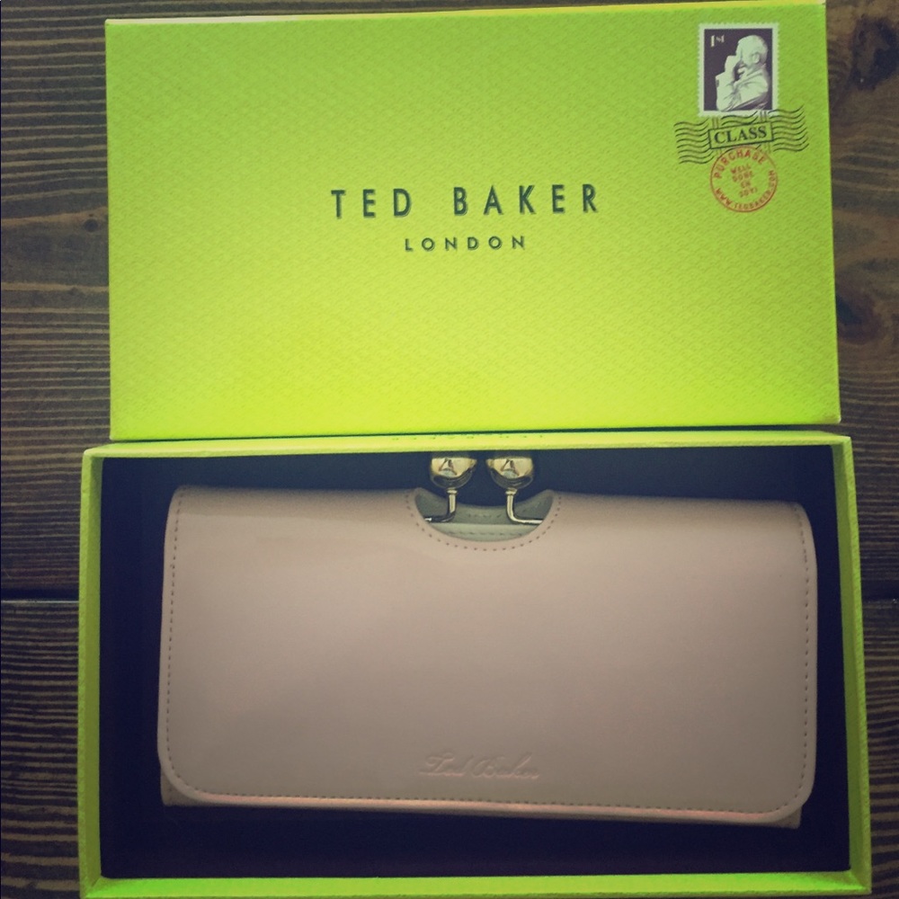Brand new Ted Baker wallet clutch rose