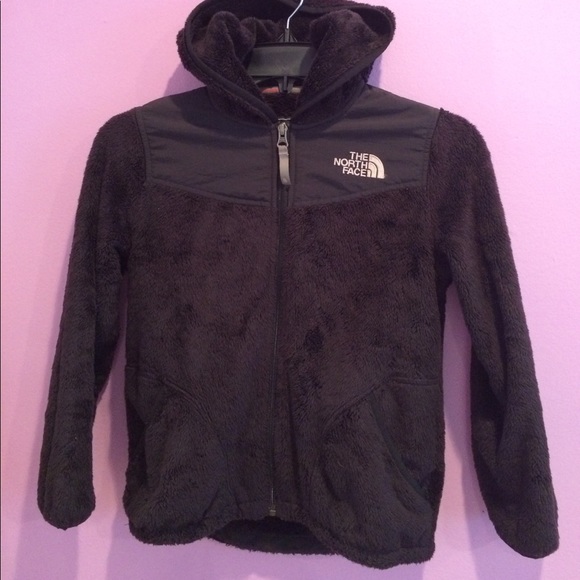North Face Girls Fuzzy Hoodie - Picture 1 of 3