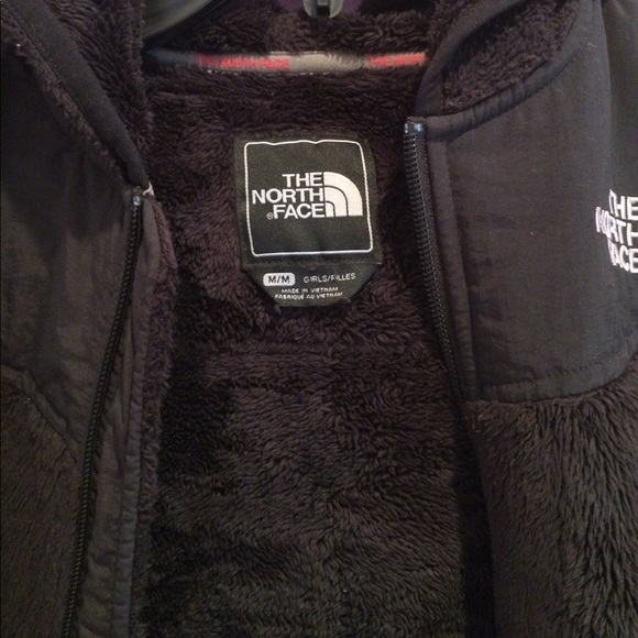 North Face Girls Fuzzy Hoodie - Picture 3 of 3