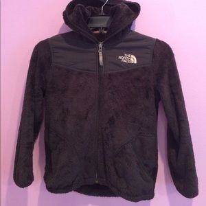 North Face Girls Fuzzy Hoodie