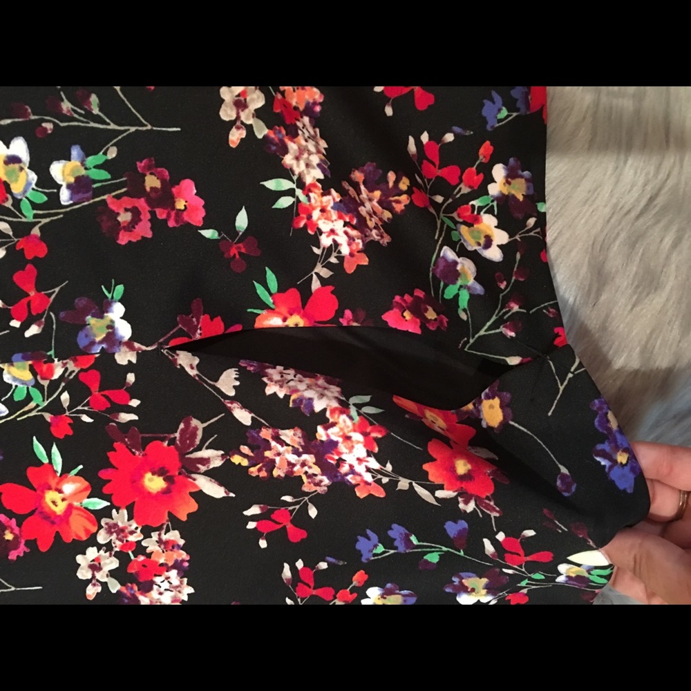 Express floral pencil skirt size 6 women straight - Picture 5 of 5