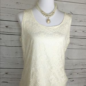 Ivory Lace Top