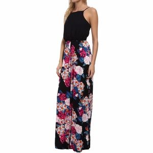 MINKPINK Floral Garden Backless Jumpsuit Medium